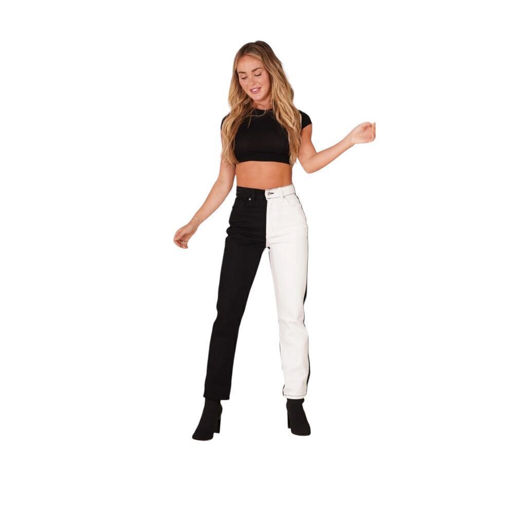 REVICE DREAM FIT Italian Canadian mid-high waist Denim 100% cotton. S-27